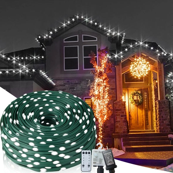 Christmas Rope Lights,1000LED 328Ft Outdoor Decorative String Strobe - CJDS - CC