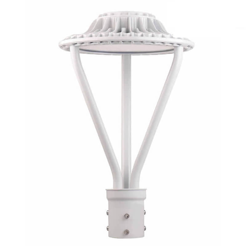 Post Top Area Light - Die-Cast Alluminum 5000K 100-277ACV BBR White 150 Watts 13"