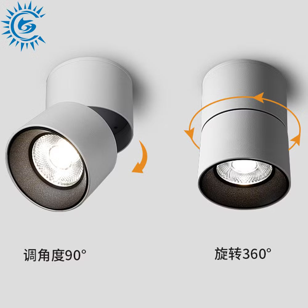 LED Cylinder Light - Angle 24° 36° - CCT - 10W - White Housing