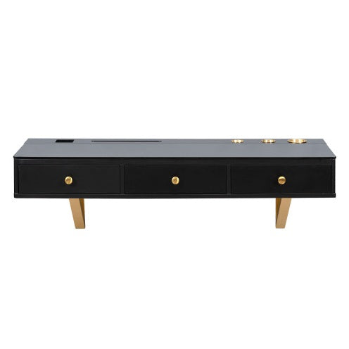 Floating Shelf With Drawer, Multi-Purpose Wall-Mounted Vanity Table, Mounted Desk, Floating Table For Bedroom - CJDS