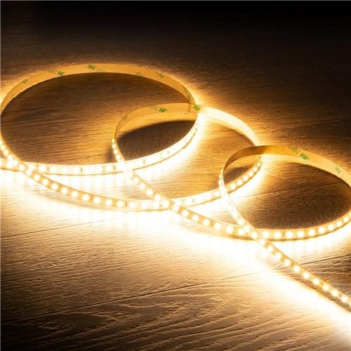 Transform Your Space with 2835 WW LED Strip Lights - Brilliant 120LED/m, 24V - 16.4FT - Dimmable Tape Light!