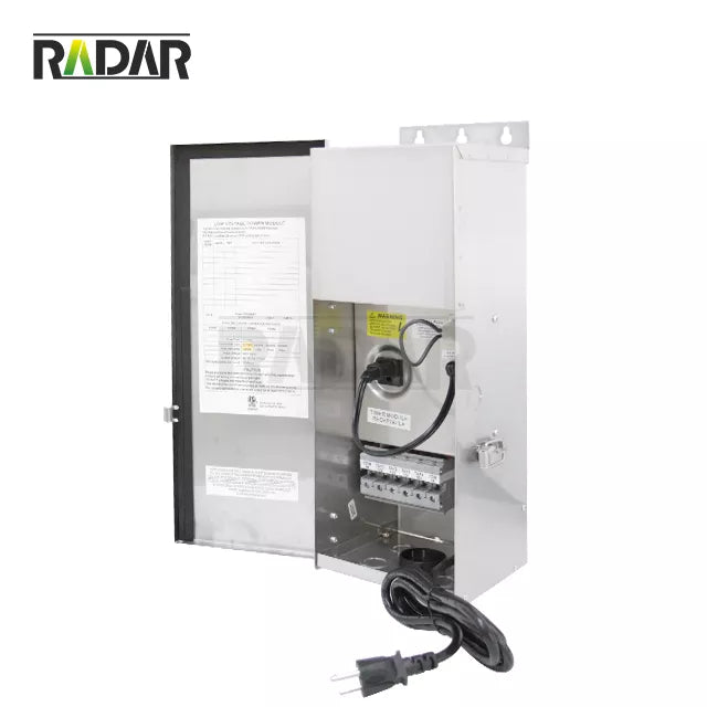 Radar RTR Transformer for Landscape Lighting - Durable and Waterproof - 150W, ETL Certified, 12V-15V.