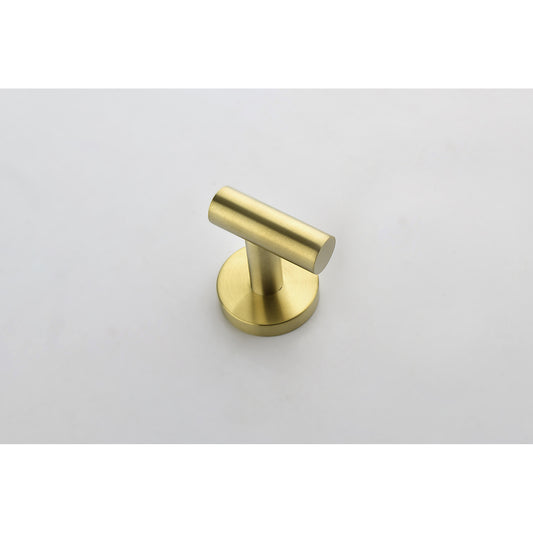 3-Pieces Bathroom Hardware Accessories Set - Towel Bar, Toilet Paper Holder, Robe Towel Hooks