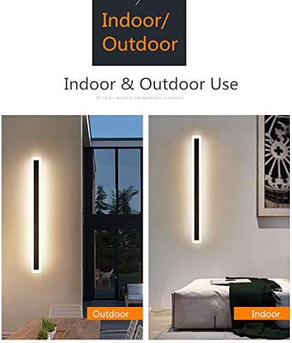 Linear wall light Iron Art Acrylic CCT - 110V - 24 Watts - 4FT