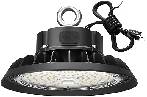 UFO High Bay LED Light - Versatile 110V | 5000k | Ideal for Various Spaces | Up to 70% Energy Savings | Adjustable Wattage Black 150W