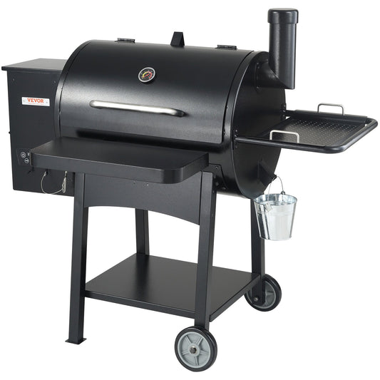53 Inch Portable Charcoal Grill, Propane Gas Grills With Cover And Cart, Heavy Duty Iron BBQ Grill, Mini Tabletop Smoker For Outdoor Cooking, Barbecue Camping, Picnic, Patio, And Backyard, Black