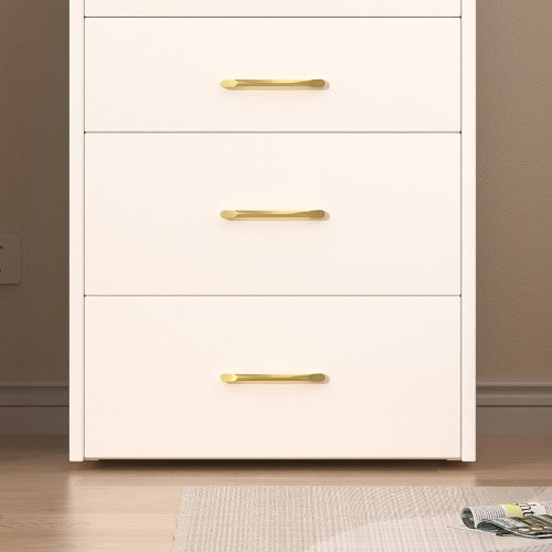 3 In 1 Vanity Desk With Open Top Mirror,Small Make Up Vanity Set With Visible Glass Desktop,Compact Makeup Vanity With 3 Drawers,Dressing Table For Bedroom - CJDS