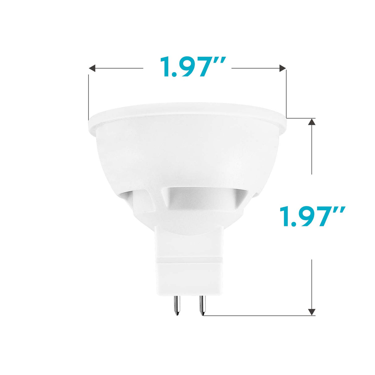 Luxrite MR16 LED Bulb - 6.5W Energy-Saving, Warm White 2700K 12V , Dimmable Spotlight | Illuminate Your Space with Style!