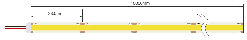 Milight CSL1N02H COB Single color 4000K 10M