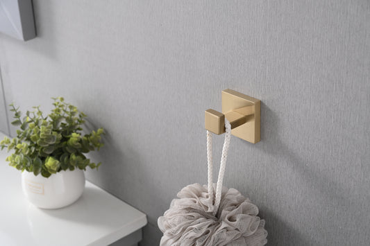 2 Pack Wall-Mounted Stainless Steel Bathroom Towel Hooks Coat Hooks For Bathroom, Bedroom, Kitchen