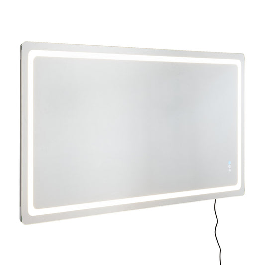 LED Bathroom Mirror 3 Colors Anti-fog Wall Mounted Vanity Mirror 36 X 72 In