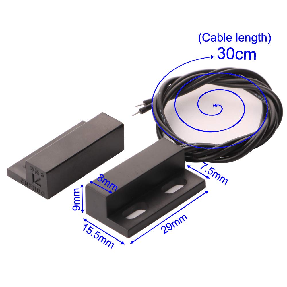Magnetic Door Sensor, Normally Closed Magnetic Switch AZ
