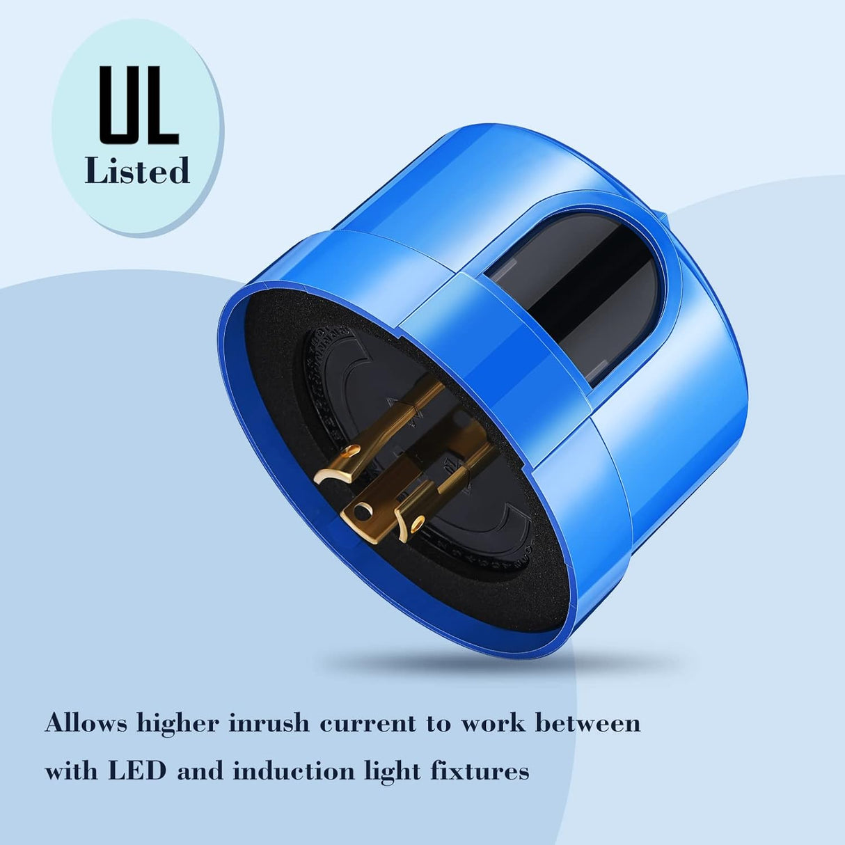 Photocell Twist Lock Photocell Sensor Auto on off Photocell Switch Dusk to Dawn Light Control Light Sensor for Outdoor Lights 120v~277v