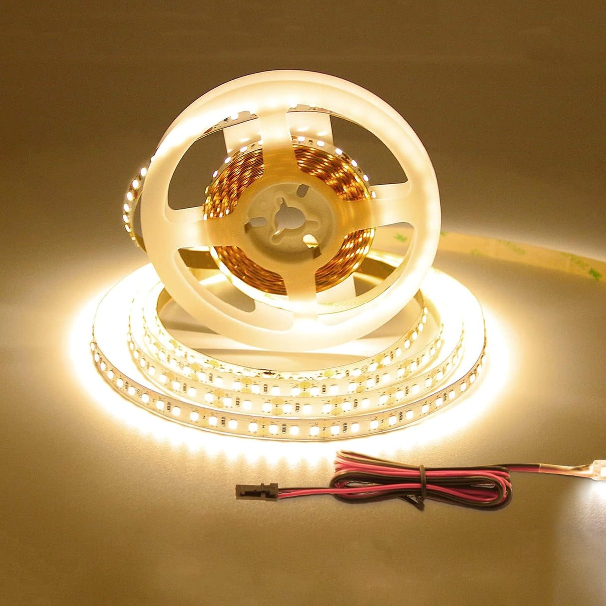 Transform Your Space with 2835 WW LED Strip Lights - Brilliant 120LED/m, 24V - 16.4FT - Dimmable Tape Light!