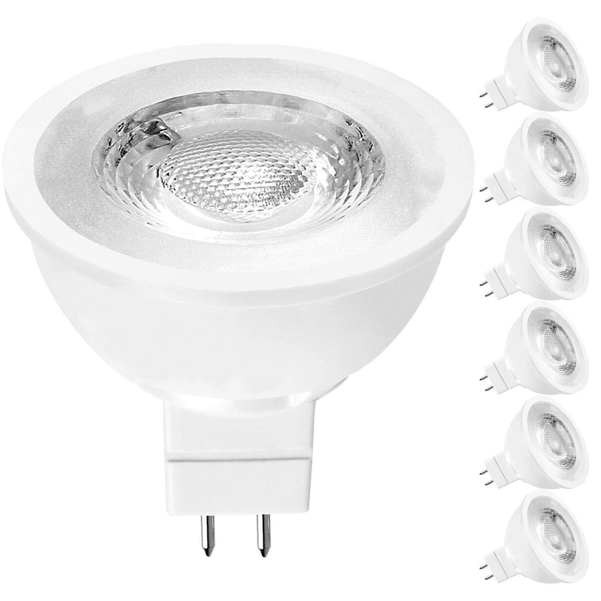 Luxrite MR16 LED Bulb - 6.5W Energy-Saving, Cool White 5000K 12V , Dimmable Spotlight | Illuminate Your Space with Style!