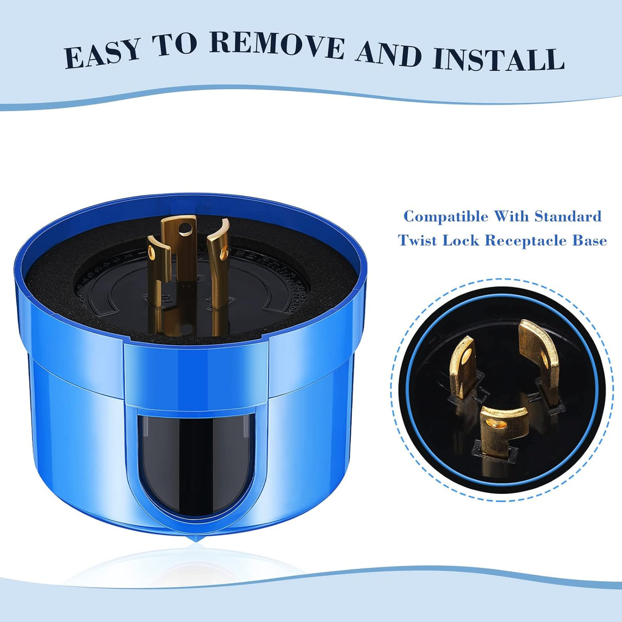 Photocell Twist Lock Photocell Sensor Auto on off Photocell Switch Dusk to Dawn Light Control Light Sensor for Outdoor Lights 120v~277v