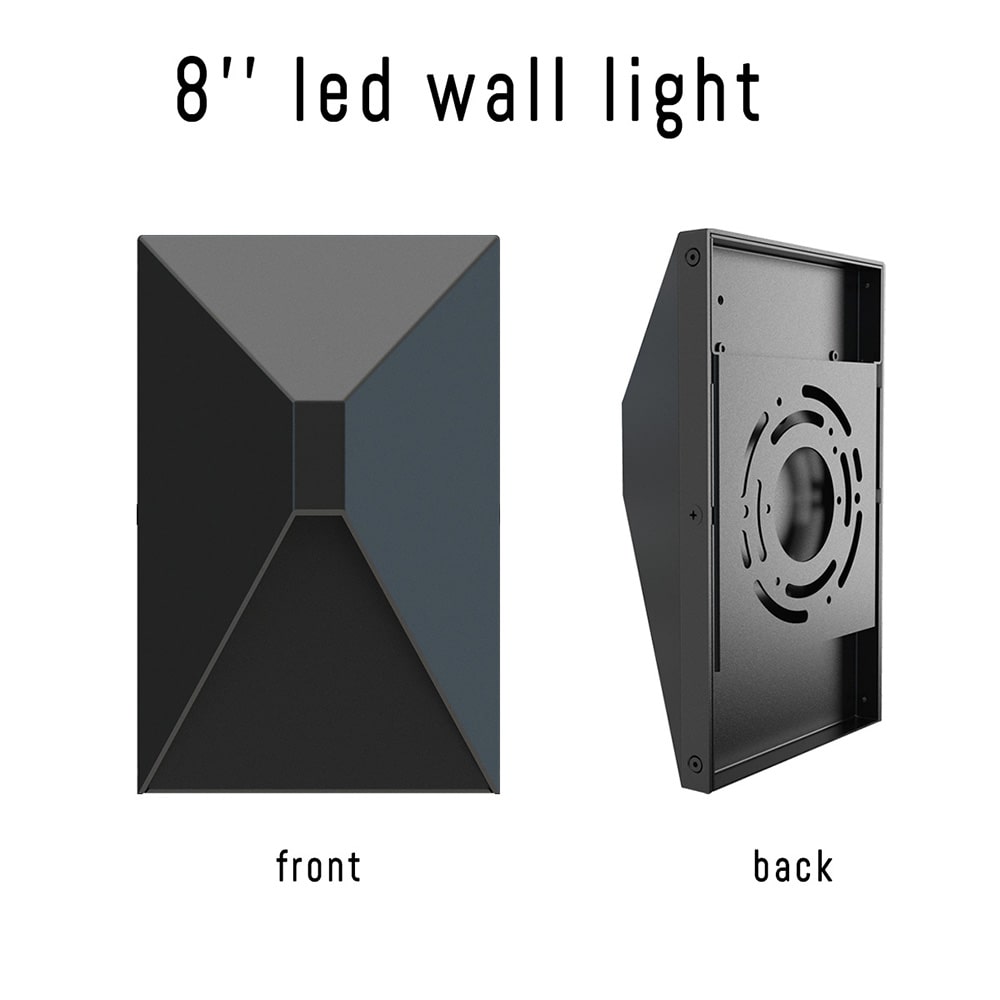 Up/Down LED Wall Lights - 8" - 12W - 5CCT Selectable - JXLBD08