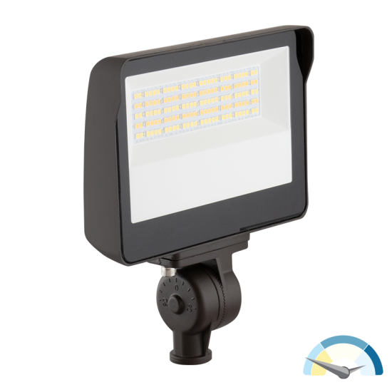 Vibrant 15W Color Temperature Selection 110V CCT Yoke Flood Light - Transform Your Outdoor Space with Dazzling Radiance!