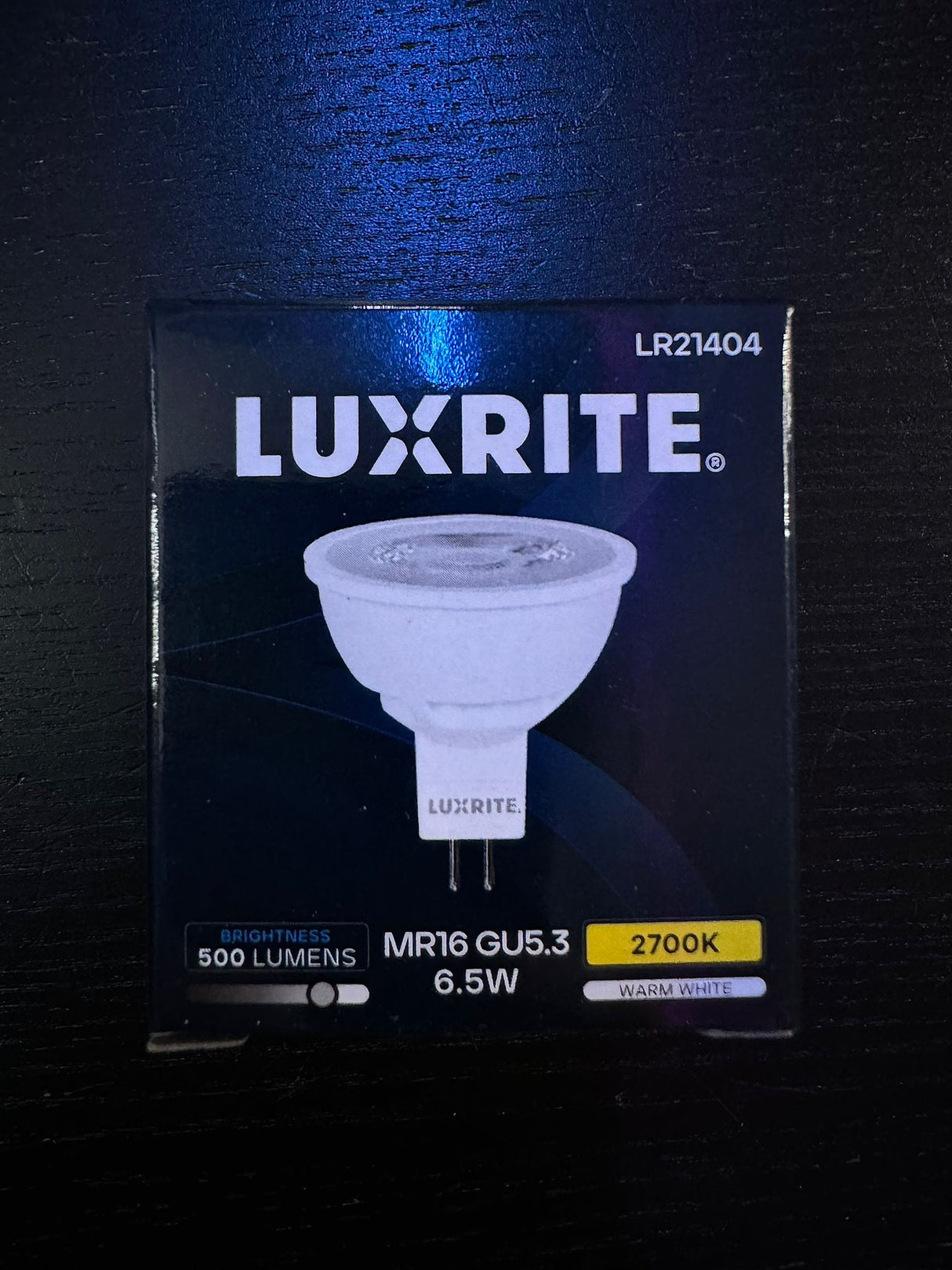 Luxrite MR16 LED Bulb - 6.5W Energy-Saving, Warm White 2700K 12V , Dimmable Spotlight | Illuminate Your Space with Style!