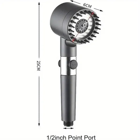 On Shower Drops Head Filtered Showerhead, Turbo Showerhead, Shower Head With Filter, Filtered Shower Head With Handheld, Turbo Showerhead With Visible Window