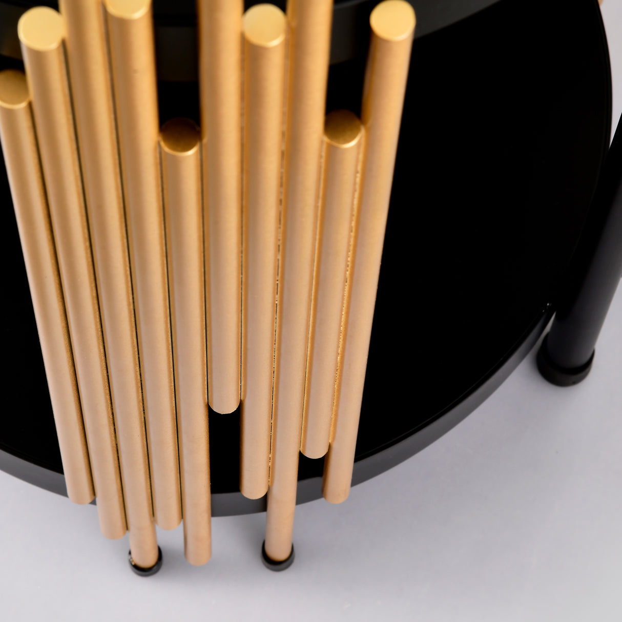 Luxury Shelves Floor Lamp For Living Room With Metal Lampshade, Standing Lamp Tall Industrial Floor Lamp Reading For Bedroom, Office E26 No Included Bulb -Matte Gold Matte Black - CJDS