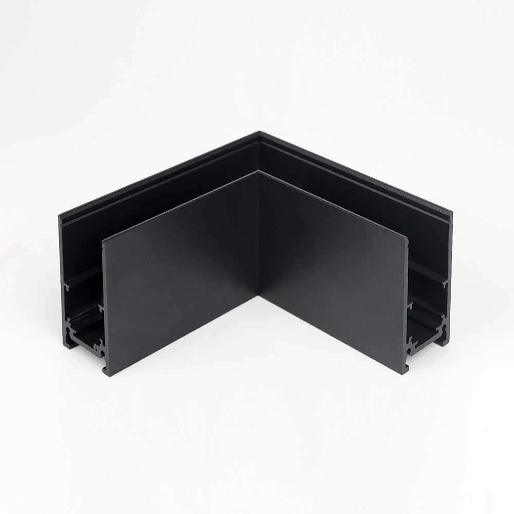 Milight Track Magnetic L Horizontal Coner for surface Black - AMMRL20HSA00