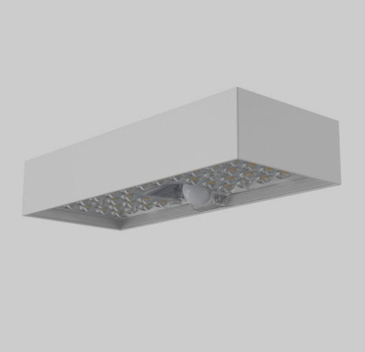 Radiate Nature's Glow: Embrace Solar LED Wall pack LD- SWL - 6W - Brick - White