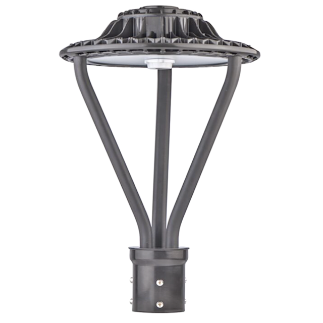 Post Top Area Light - Die-Cast Alluminum 5000K 100-277ACV BBR Black 150 Watts 13"