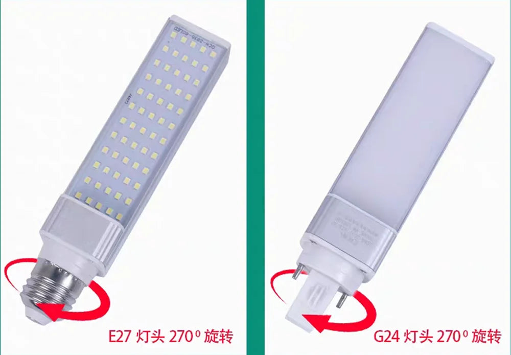 7W WW 85-265V AZ E27 G24 Corn Light Bulb - Efficient & Radiant Lighting Solution