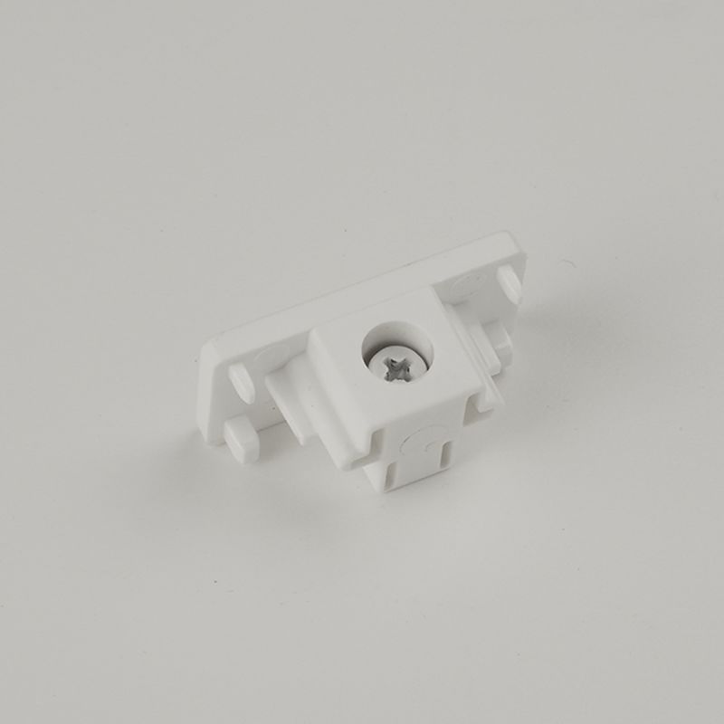 Recessed End Cap PRO-0332 White RZ for LED Strip Light - Integral Conductors, Premium LED Profile