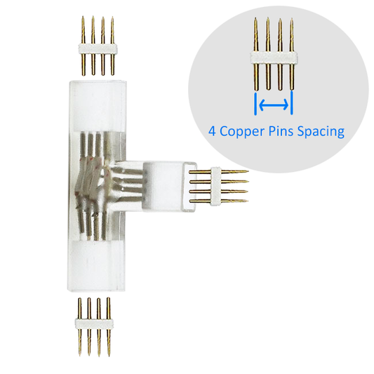 T Connector for RGB 110V strip