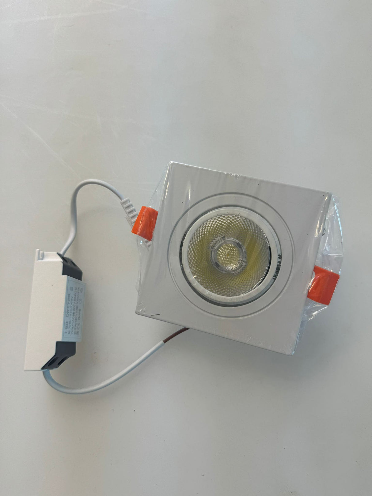 Light Up Your Space: 3" Gimbal Light HTK - Illuminate with Style and Precision! Square 6000K 7W