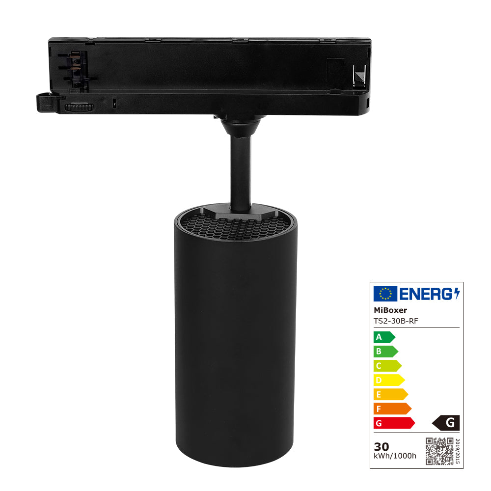 Milight 30w Color temperature Track Spotlight - Black TS2-30B-RF