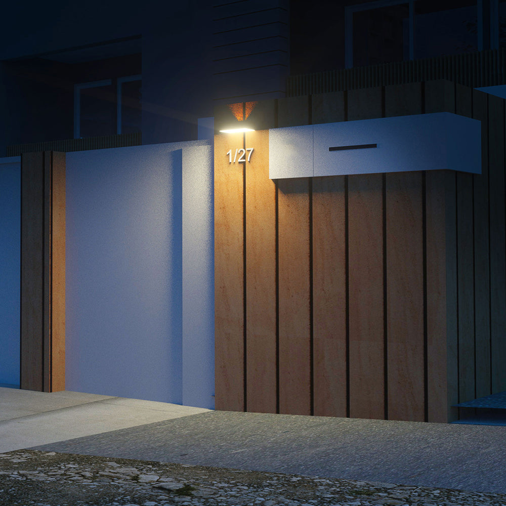 Radiate Nature's Glow: Embrace Solar LED Wall pack LD- SWL - 6W - Brick - White