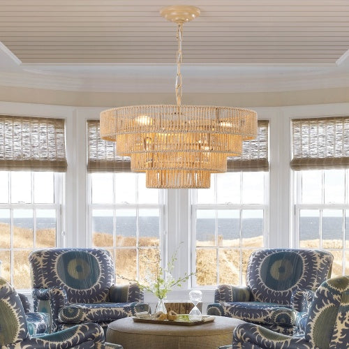Bohemian Woven Chandelier -Unavailable Platform- CJDS