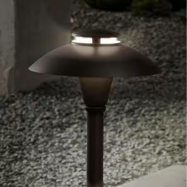 Radar Path Light RPL-8907-15 Post Bronze (G4) - Safe Low Voltage Illumination!