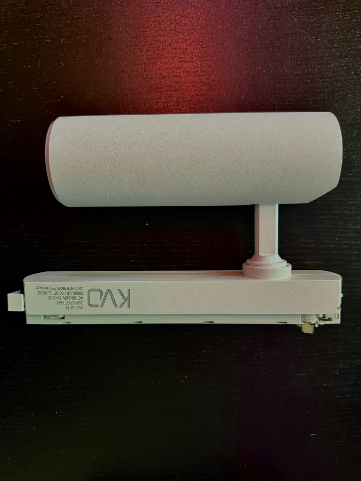 Track Head 25W CW 5000K SC18 White KVO