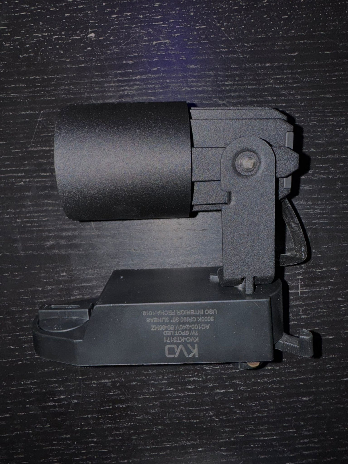 Track Head 7W 3000K KT3171 BLACK KVO