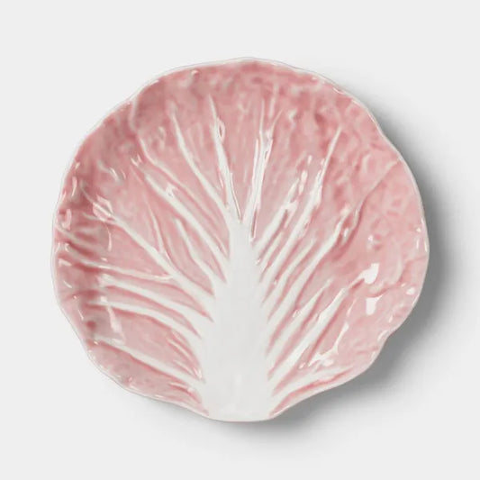 8.75" Stoneware Radicchio Salad Plate Pink