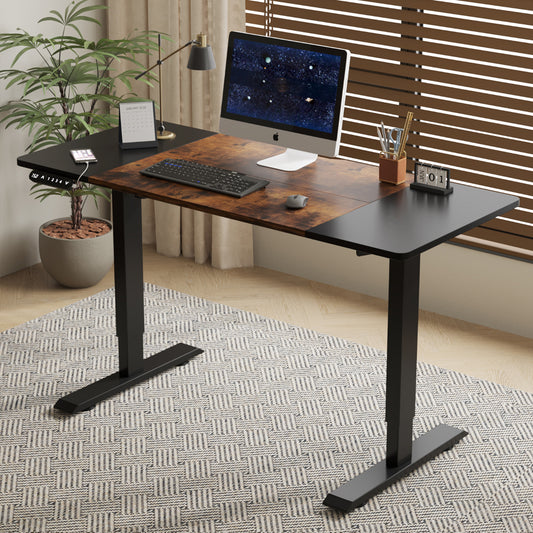 Electric Standing Desk Height Adjustable Desk For Home And Office Computer Table Gaming Desk Modern Luxiury Table 55 Lift-up Desk