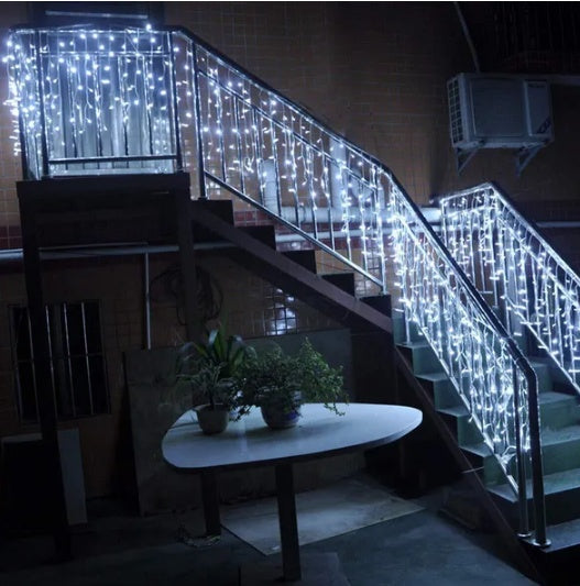 Curtain Icicle Lights Wedding Party LED Fairy Christmas Indoor Outdoor - CJDS - CC
