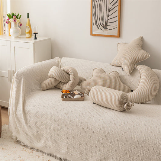 Cotton And Linen Striped Cushion Seriescoordinating Throw Pillows For Your Home Sofa