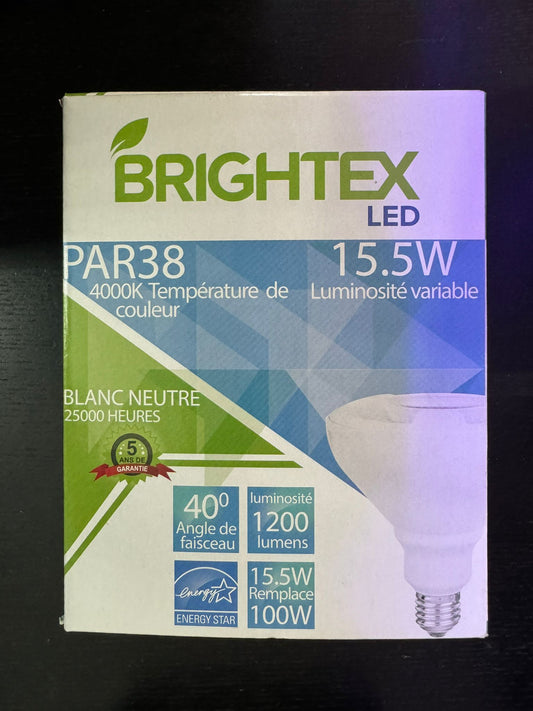 Illuminate Your Space with the Brightest PAR38 LED Bulb 4000K 15.5W 120V - Dimmable & Energy-Efficient!