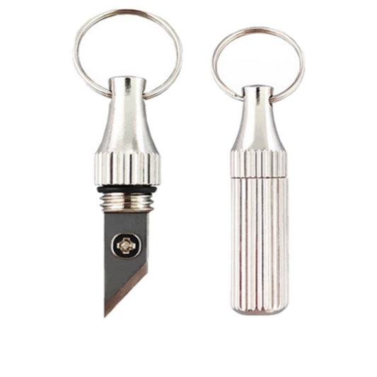 2PCS Stainless Steel Mini Pocket Knife – Leaf-Shaped Portable Capsule Keychain Knife with Wooden Handle for Camping, Fishing & Daily Use