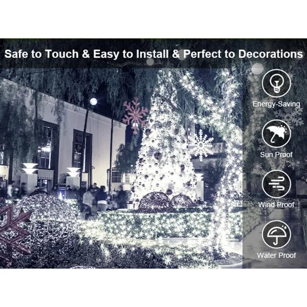 Dropship Christmas Lights Outdoor, 197 FT 580 LED Christmas Decorations Lights - CJDS - CC