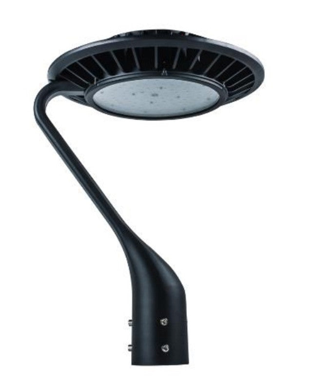 Post Top Area Light - Die-Cast Alluminum 5000K 100-277ACV RIS Black 170 Watts 18"