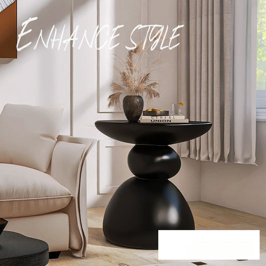 Designer Side Table Creative Light Luxury High-end Cream Style Small Coffee Table