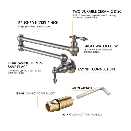 Wall-mounted Folding Faucet