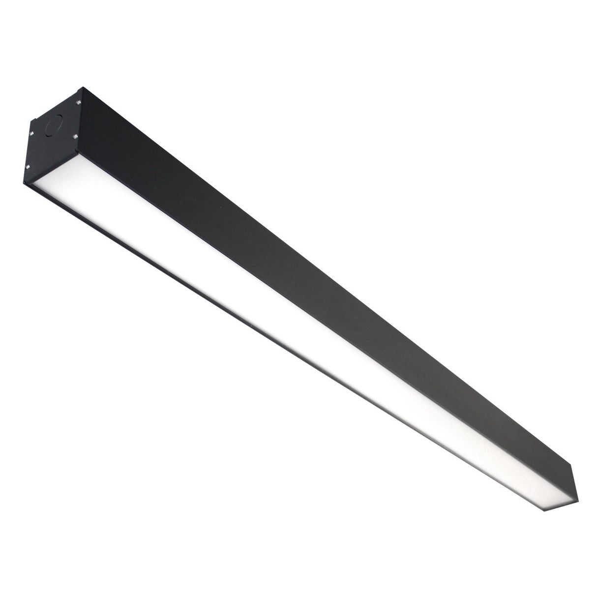 DB77A Revamp Your Space with Wall Mounted Surface LED Lights - 1200, 50w DOP3 - 4Ft Black Fixture - 3 Color Temperatures - Illuminate with Modern Elegance! UPSH