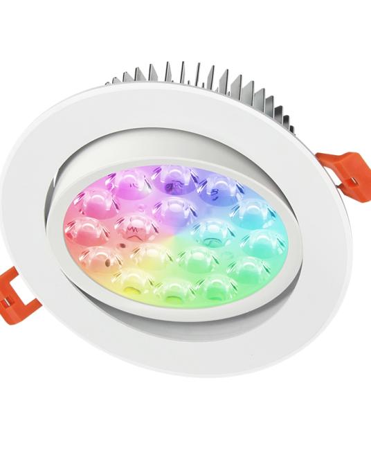 Milight Vibrant 9W RGB + CCT FUT062 Downlight - Illuminate Your Space with Brilliant Colors and Adjustable White Light